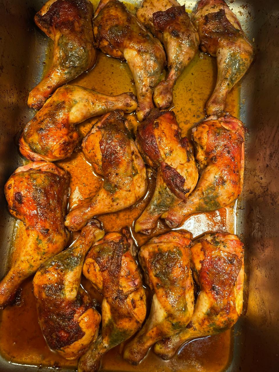 Glazed pork ribs