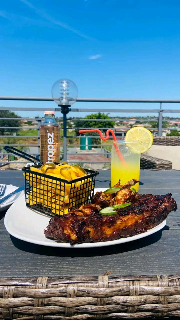 Dining outdoors